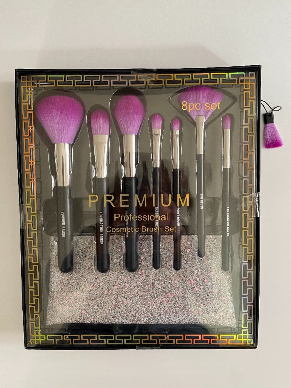 Premium Cosmetic Brush set and travel bag